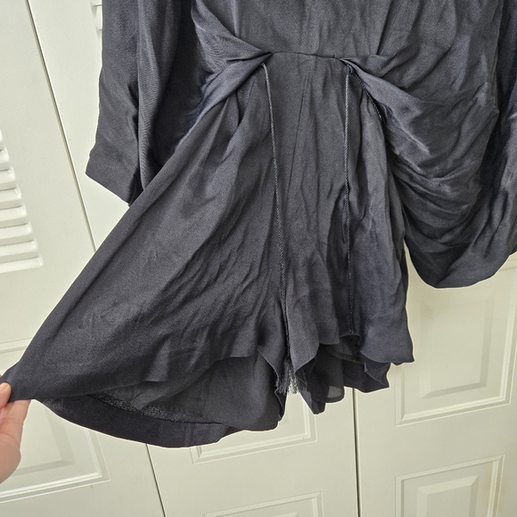 Acler Rompers Batwing Sleeves Black Size 4   #001 - Picture 3 of 10